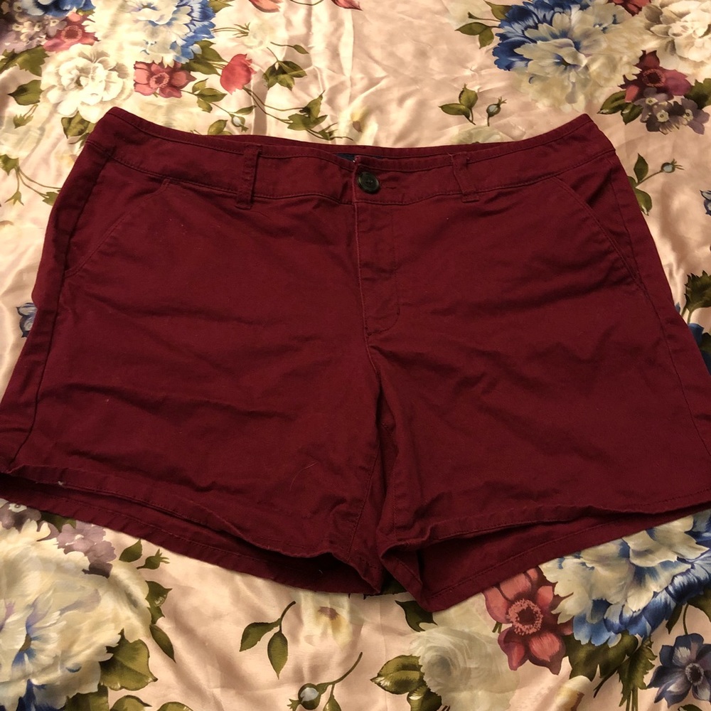 AE Mid-Rise Cotton Shorts
